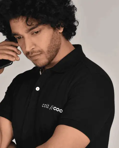 Polo neck tshirt